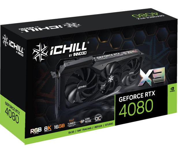 INNO3D GeForce RTX 4080 ICHILL X3 16GB GDDR6X - 1083489 - zdjęcie 4